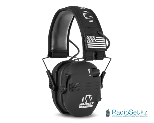 Активные наушники для стрельбы Walkers Razor с шумоподавлением Black